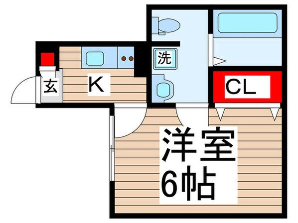 Ｊ＋浪花町Ａの物件間取画像